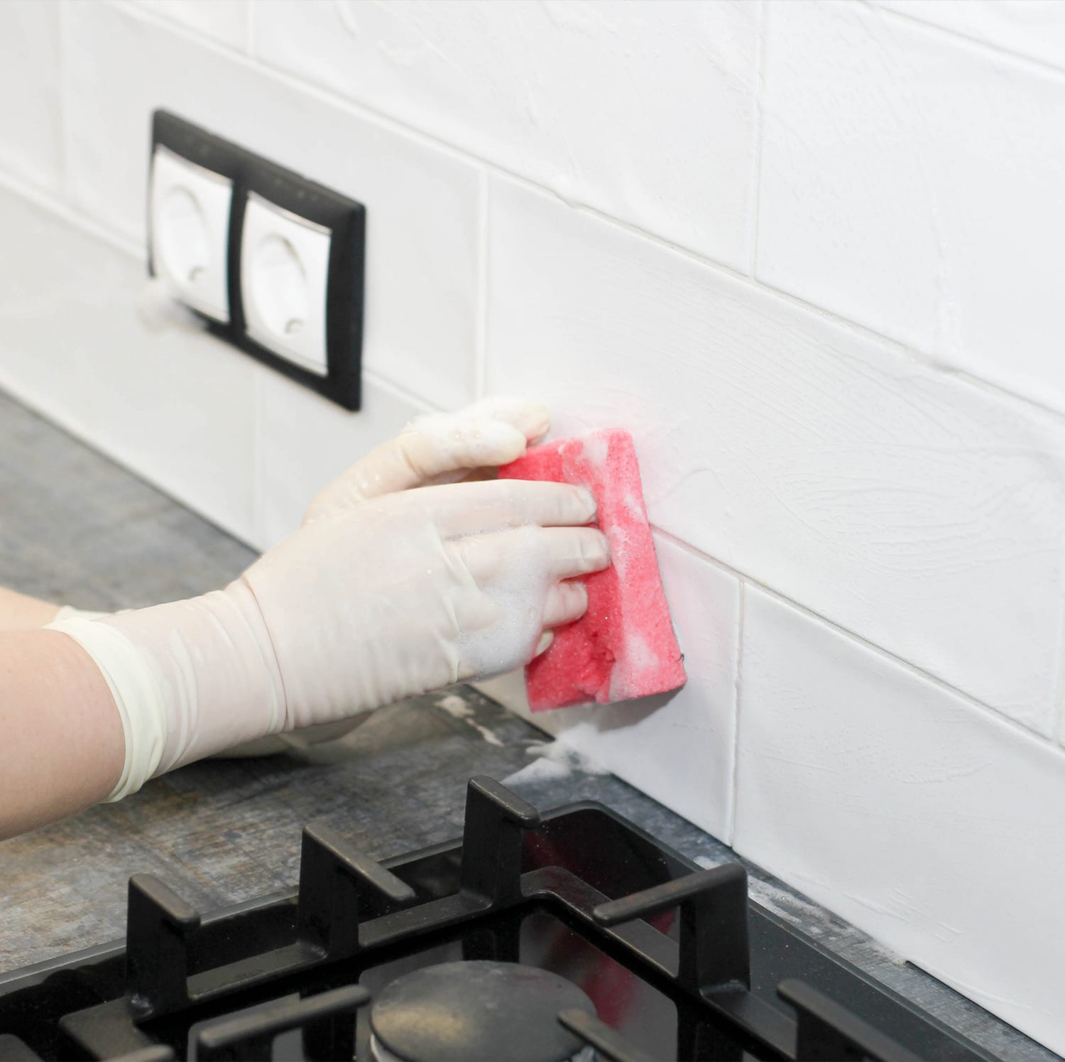 kitchen tile cleaning