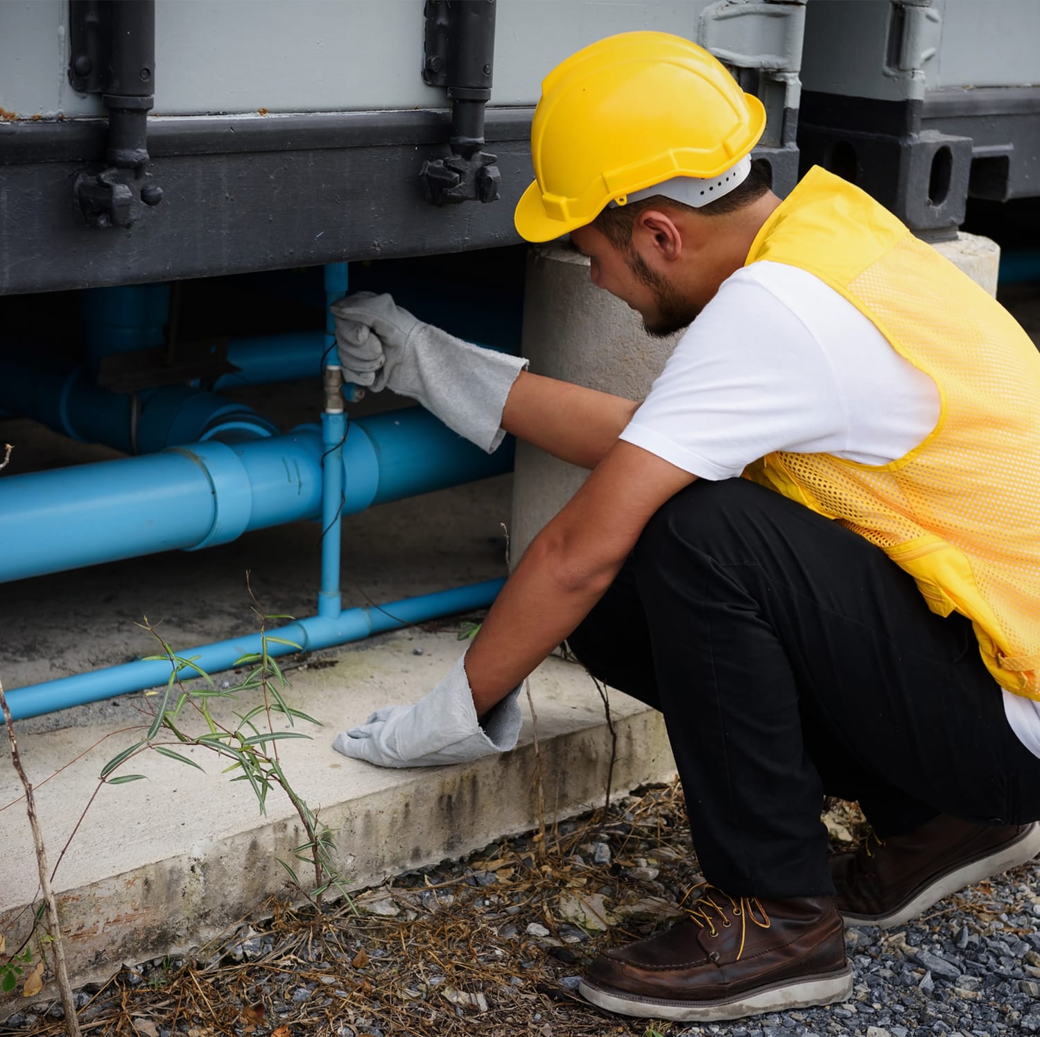 Plumbing leak cleanup