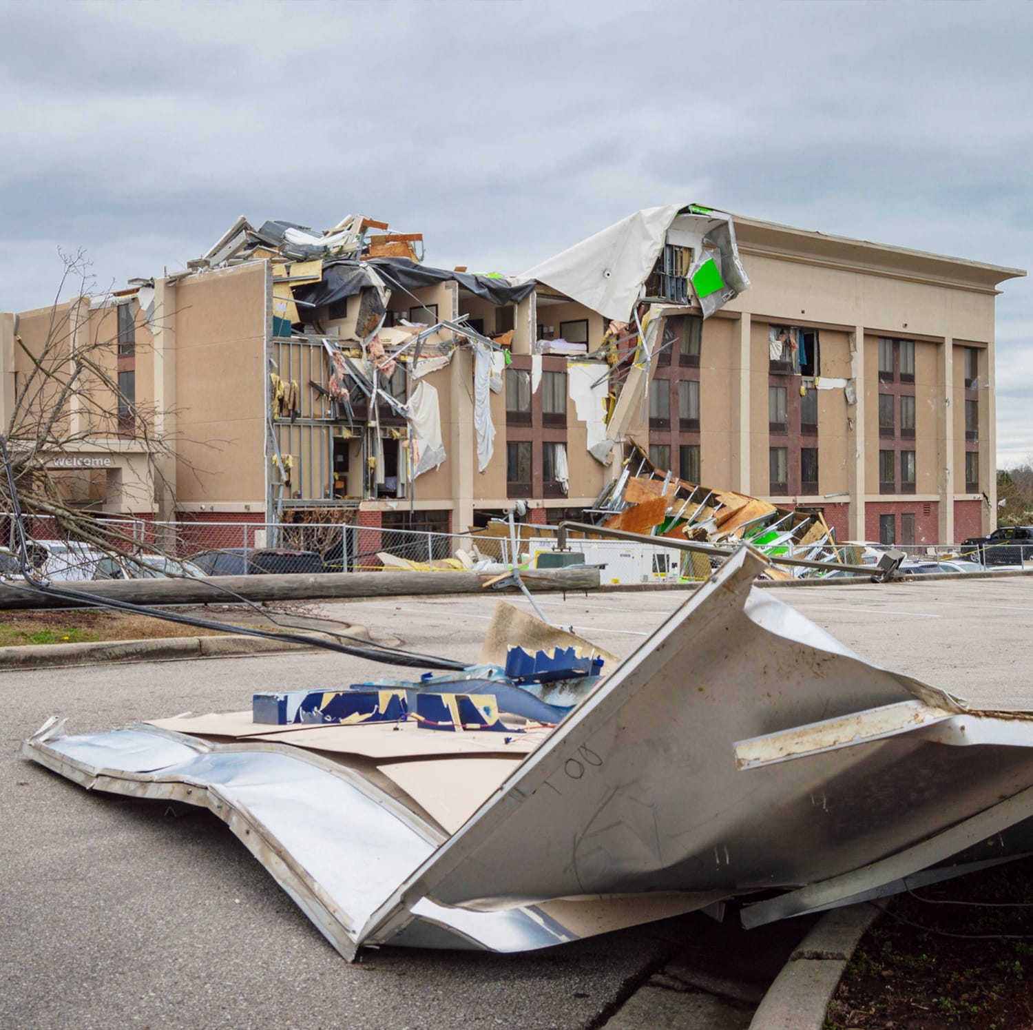 tornado damage